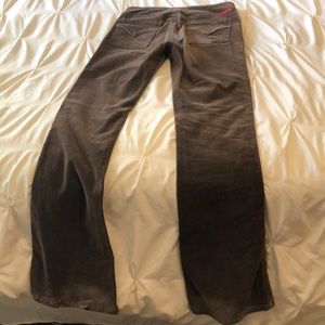 Brown corduroy pants
